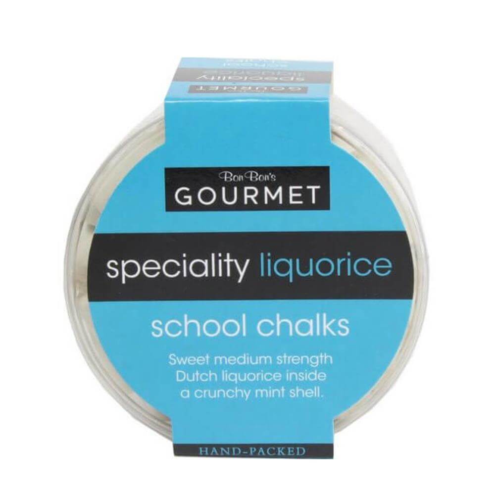 Bon Bon's Gourmet Speciality Gourmet Liquorice School Chalks 205g
